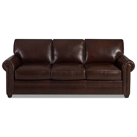 Traditional Sleeper Sofa with Nailhead Trim